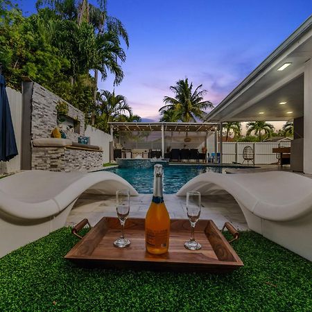 Miami Luxury House W Heated Pool & Jacuzzi Villa Kültér fotó