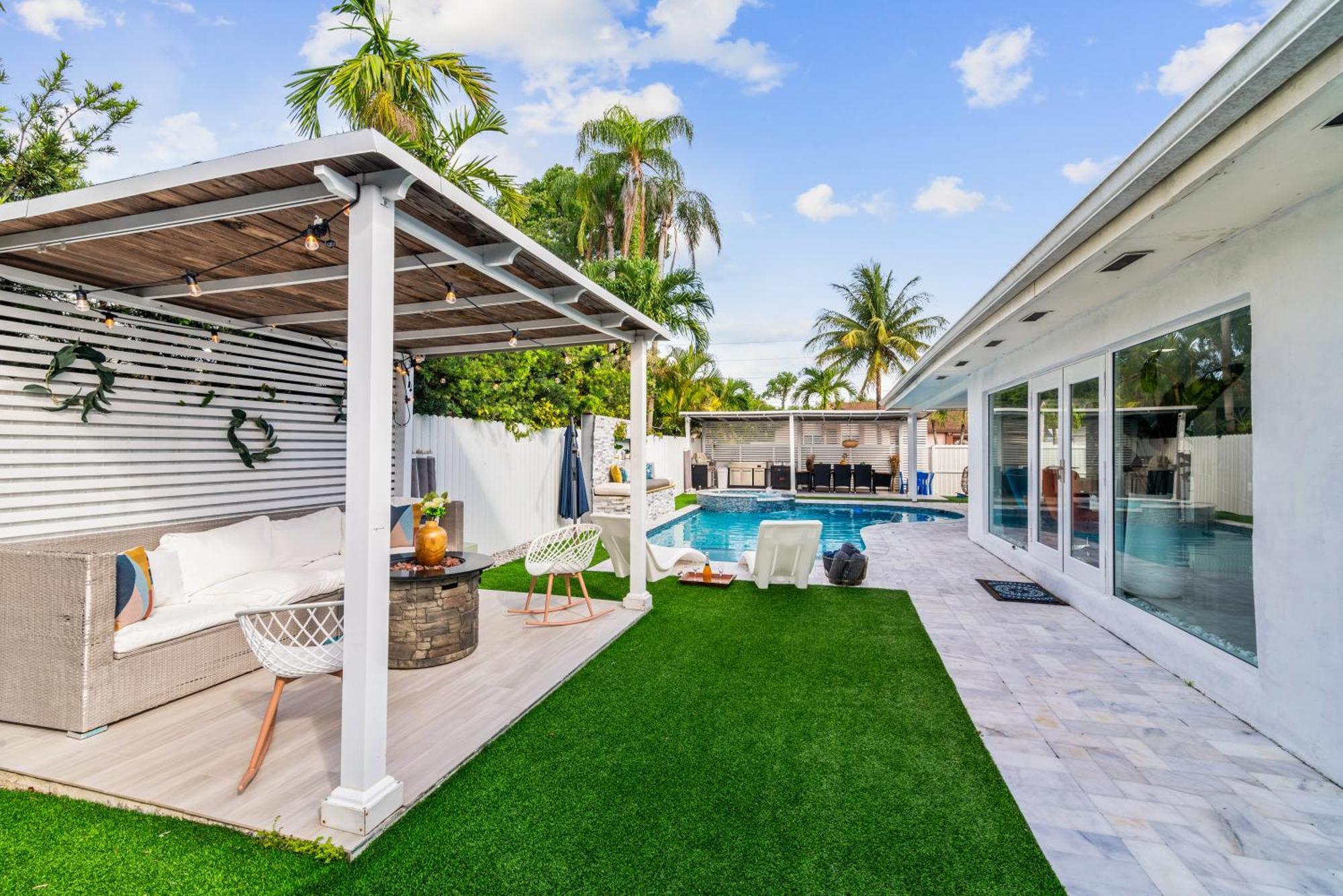 Miami Luxury House W Heated Pool & Jacuzzi Villa Kültér fotó