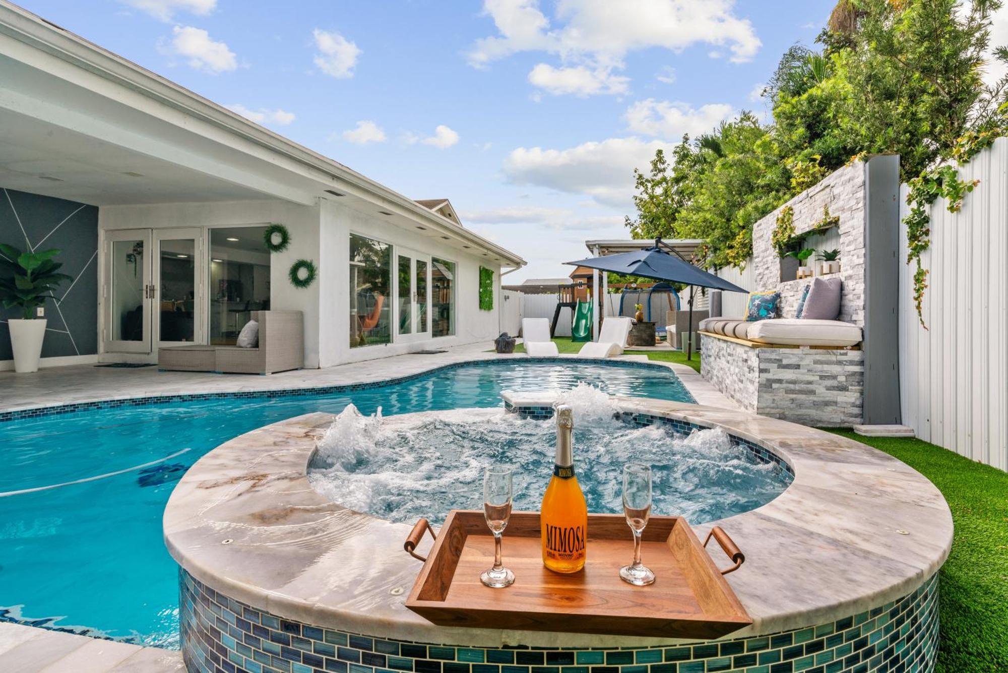 Miami Luxury House W Heated Pool & Jacuzzi Villa Kültér fotó